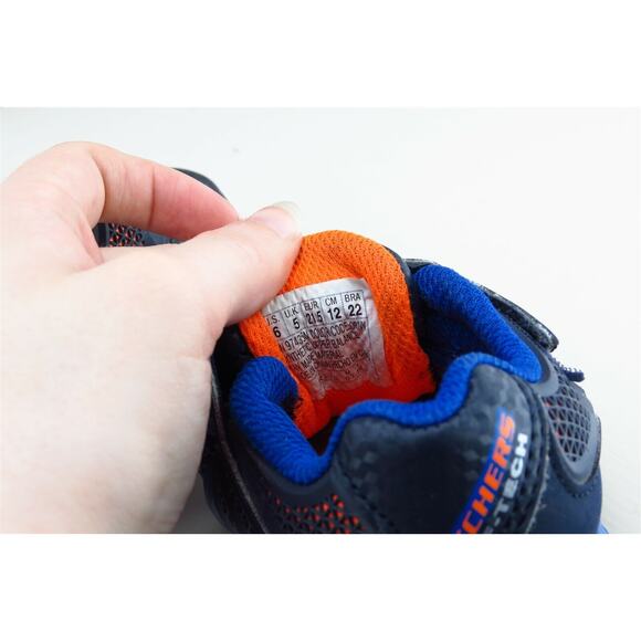 Skechers Toddler Boys 6 Medium Blue Running Synthetic 97435n - Picture 5 of 6